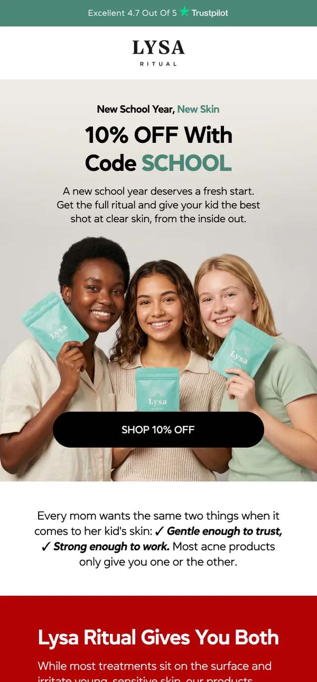 E-Mail von Ecom Mails für new school year